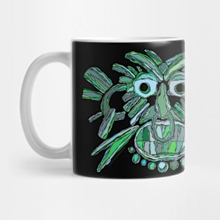 mask 2 green Mug